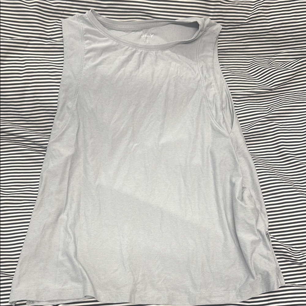 Women's Sleeveless Gray Top